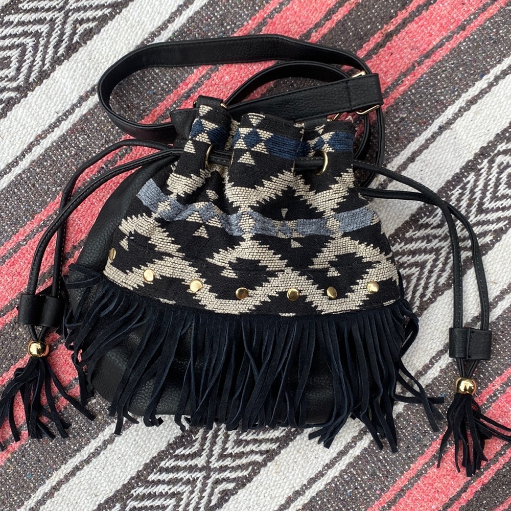 Western Fringe Crossbody Purse NWOT